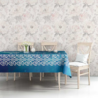 Kuri Dog Waka New Zealand Matariki Tablecloth Ocean Sharks Maori Tattoo