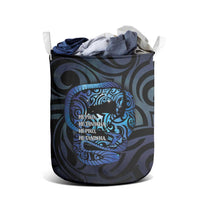 Tuna Eel New Zealand Matariki Laundry Basket He Piko He Taniwha Maori Pattern