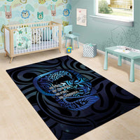 Tuna Eel New Zealand Matariki Area Rug He Piko He Taniwha Maori Pattern
