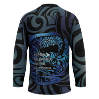 Tuna Eel New Zealand Matariki Hockey Jersey He Piko He Taniwha Maori Pattern