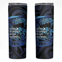 Tuna Eel New Zealand Matariki Skinny Tumbler He Piko He Taniwha Maori Pattern