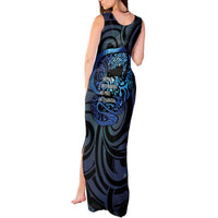 Tuna Eel New Zealand Matariki Tank Maxi Dress He Piko He Taniwha Maori Pattern