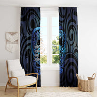 Tuna Eel New Zealand Matariki Window Curtain He Piko He Taniwha Maori Pattern