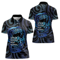 Tuna Eel New Zealand Matariki Women Polo Shirt He Piko He Taniwha Maori Pattern