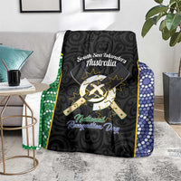 South Sea Islanders National Recognition Day Blanket Australia Aboriginal Vanuatu Pig Tusk LT14 - Polynesian Pride