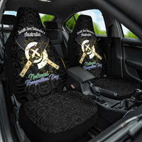 Personalised South Sea Islanders National Recognition Day Car Seat Cover Australia Aboriginal Vanuatu Pig Tusk