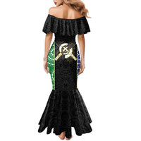 Personalised South Sea Islanders National Recognition Day Family Matching Mermaid Dress and Hawaiian Shirt Australia Aboriginal Vanuatu Pig Tusk LT14 - Polynesian Pride