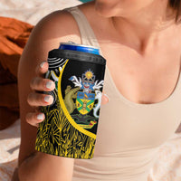 Australian South Sea Islanders National Recognition Day 4 in 1 Can Cooler Tumbler Solomon Islands And Vanuatu Culture LT14 - Polynesian Pride