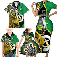 Australian South Sea Islanders National Recognition Day Family Matching Short Sleeve Bodycon Dress and Hawaiian Shirt Solomon Islands And Vanuatu Culture LT14 - Polynesian Pride