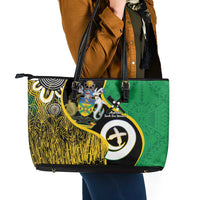 Australian South Sea Islanders National Recognition Day Leather Tote Bag Solomon Islands And Vanuatu Culture