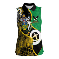 Australian South Sea Islanders National Recognition Day Women Sleeveless Polo Shirt Solomon Islands And Vanuatu Culture LT14 Female Black - Polynesian Pride