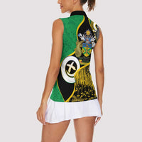 Australian South Sea Islanders National Recognition Day Women Sleeveless Polo Shirt Solomon Islands And Vanuatu Culture LT14 - Polynesian Pride
