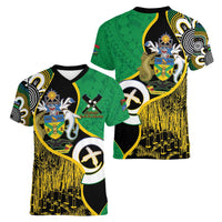 Australian South Sea Islanders National Recognition Day Women V-Neck T-Shirt Solomon Islands And Vanuatu Culture LT14 - Polynesian Pride