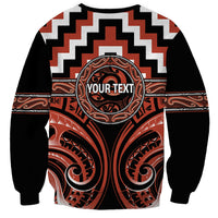 Aotearoa Tapuika Personalised Sweatshirt Maori Iwi Poutama Puhoro Tattoo LT14 - Polynesian Pride