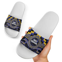 Aotearoa Ngati Raukawa Slide Sandals Maori Iwi Poutama Puhoro Tattoo LT14 - Polynesian Pride