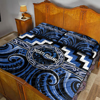 Aotearoa Ngati Ruanui Quilt Bed Set Maori Iwi Poutama Puhoro Tattoo LT14 - Polynesian Pride