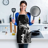 Black Hawaii Apron Hammerhead Shark Tattoo Curve Polynesian - Polynesian Pride