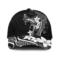 Black Hawaii Baseball Net Cap Hammerhead Shark Tattoo Curve Polynesian - Polynesian Pride