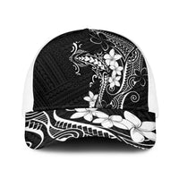 Black Hawaii Baseball Net Cap Hammerhead Shark Tattoo Curve Polynesian - Polynesian Pride