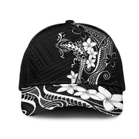 Black Hawaii Mesh Trucker Cap Hammerhead Shark Tattoo Curve Polynesian - Polynesian Pride