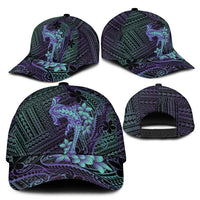 Purple Paradise Hawaii Classic Cap Hammerhead Shark Tattoo Curve Polynesian - Polynesian Pride