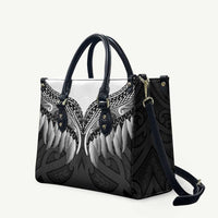 Poutama Korowai New Zealand Leather Bag Aotearoa Maori Tattoo - Polynesian Pride