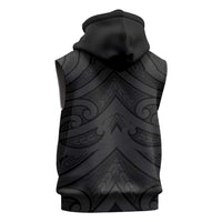 Poutama Korowai New Zealand Sleeveless Zip Hoodie Aotearoa Maori Tattoo LT14 - Polynesian Pride