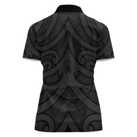 Poutama Korowai New Zealand Women Polo Shirt Aotearoa Maori Tattoo LT14 - Polynesian Pride