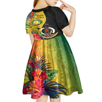 vanuatu-torba-day-kid-short-sleeve-dress-coat-of-arms-mix-tropical-flowers