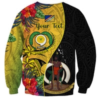 personalised-vanuatu-torba-day-sweatshirt-coat-of-arms-mix-tropical-flowers