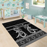 Kia Ora New Zealand Area Rug Maori Language Week Pango Taniko Motif LT14 - Polynesian Pride