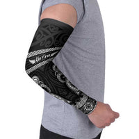 Kia Ora New Zealand Arm Sleeves Maori Language Week Pango Taniko Motif LT14 - Polynesian Pride