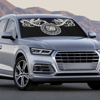 Kia Kaha Te Reo Maori New Zealand Auto Sun Shade 50th Anniversary Ake Ake Ake - Polynesian Pride