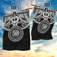 Kia Kaha Te Reo Maori New Zealand Garden Flag 50th Anniversary Ake Ake Ake - Polynesian Pride