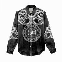 Kia Kaha Te Reo Maori New Zealand Women Casual Shirt 50th Anniversary Ake Ake Ake LT14 - Polynesian Pride