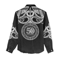 Kia Kaha Te Reo Maori New Zealand Women Casual Shirt 50th Anniversary Ake Ake Ake LT14 - Polynesian Pride