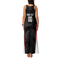 Custom New Zealand Silver Fern Softball Family Matching Tank Maxi Dress and Hawaiian Shirt Go Aotearoa LT14 - Polynesian Pride
