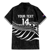 Custom Aotearoa Ice Hockey Family Matching Mermaid Dress and Hawaiian Shirt NZ Tiki Mascot - Maori Pattern LT14 - Polynesian Pride