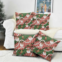 Cowboy Hawaii Mele Kalikimaka Pillow Cover Paniolo Kukui Nut Pikake Lei Red Version LT14 - Polynesian Pride
