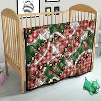 Cowboy Hawaii Mele Kalikimaka Quilt Paniolo Kukui Nut Pikake Lei Red Version LT14 - Polynesian Pride