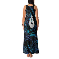 Hei Matau New Zealand Matariki Family Matching Tank Maxi Dress and Hawaiian Shirt NZ Fish Hook Maori Art LT14 - Polynesian Pride