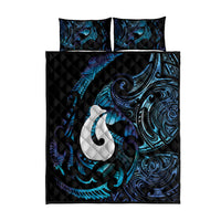 Hei Matau New Zealand Matariki Quilt Bed Set NZ Fish Hook Maori Art