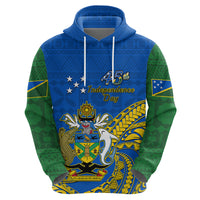 Custom Independence Day Solomon Islands Hoodie Happy 45th Anniversary LT14 - Polynesian Pride