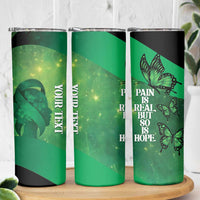 Personalised World Mental Health Awareness Month Skinny Tumbler Warriors Brave Strong Galaxy Vibes LT14 - Polynesian Pride