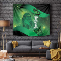 World Mental Health Awareness Month Tapestry Warriors Brave Strong Galaxy Vibes LT14 Green - Polynesian Pride