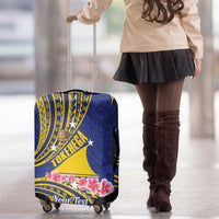 Personalised Tokelau Tokehega Day Luggage Cover Tokelauan Tatau Flag Color LT14 - Polynesian Pride