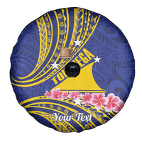 Personalised Tokelau Tokehega Day Spare Tire Cover Tokelauan Tatau Flag Color LT14 - Polynesian Pride