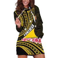 Personalised Tokelau Tokehega Day Hoodie Dress Tokelauan Tatau Black Color LT14 Black - Polynesian Pride