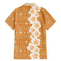Personalised Tufi Tapa and Tattoo Festival Family Matching Mermaid Dress and Hawaiian Shirt Oro Tapa Cloth With Plumeria LT14 - Polynesian Pride