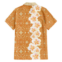 Personalised Tufi Tapa and Tattoo Festival Hawaiian Shirt Oro Tapa Cloth With Plumeria LT14 - Polynesian Pride